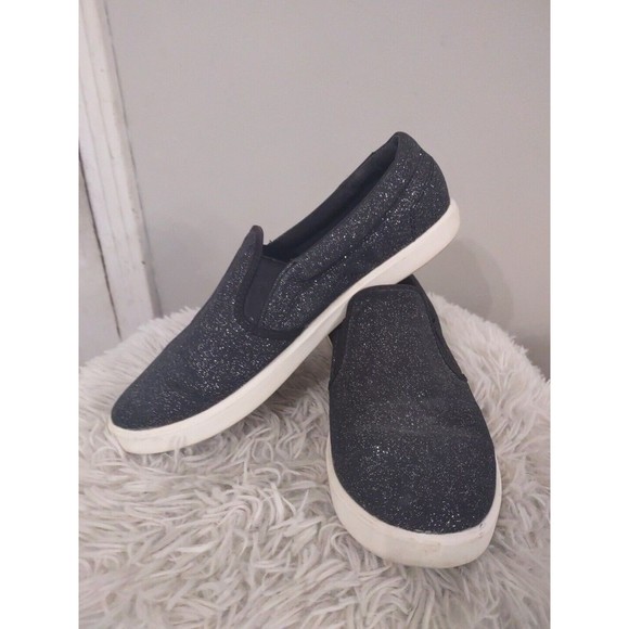 Crocs Citilane 203545 Womens Sz 11 Black Sparkle Slip On Comfort Fabric - Picture 6 of 9